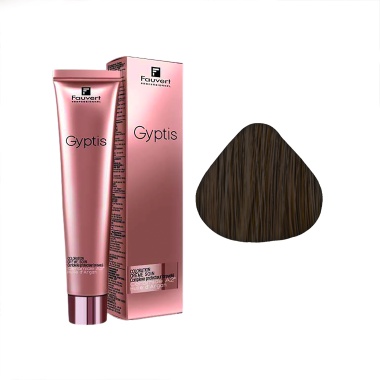 Fauvert Professionnel Перманентный краситель Гиптис Gyptis, 6/0 темный блондин натуральный холодный, 100 мл купить
