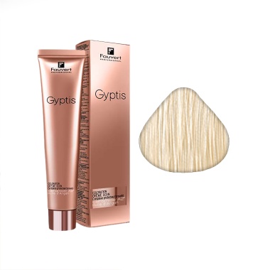 Fauvert Professionnel Перманентный краситель Гиптис Gyptis, 112 суперосветляющий блондин пепельный перламутровый, 100 мл купить