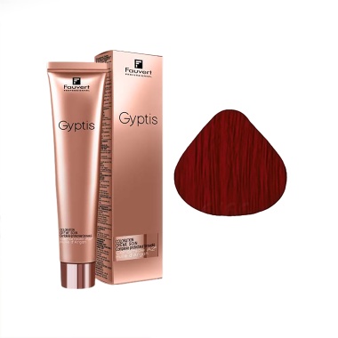 Fauvert Professionnel Перманентный краситель Гиптис Gyptis, 6/66 темный блондин глубокий красный, 100 мл купить