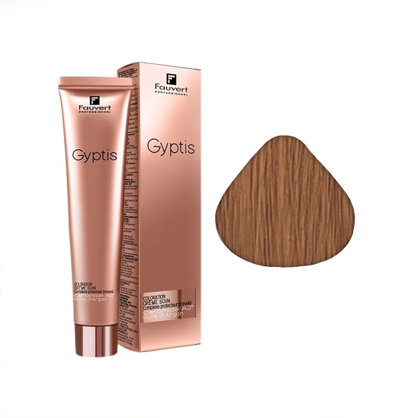 Fauvert Professionnel Перманентный краситель Гиптис Gyptis, 8/344 Венецианский блонд, 100 мл купить