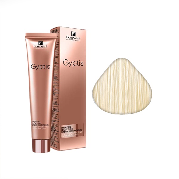 Fauvert Professionnel Перманентный краситель Гиптис Gyptis, 121 суперосветляющий блондин перламутровый пепельный, 100 мл купить