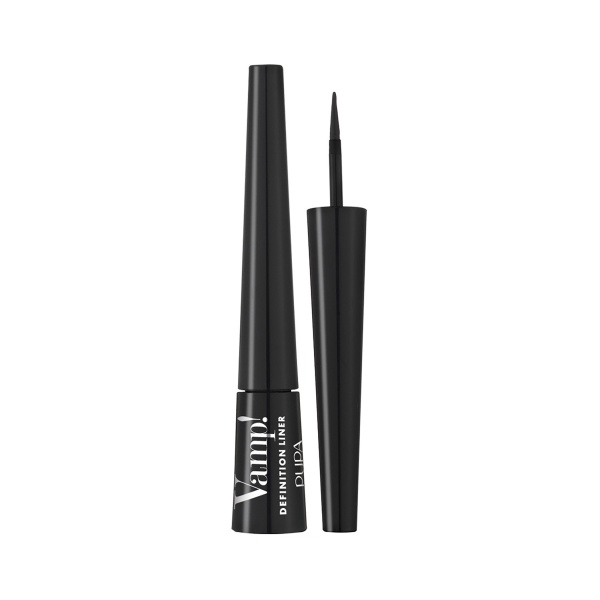 Pupa Подводка жидкая для глаз Vamp! Definition Liner, 100 Черная, 2.5 мл купить