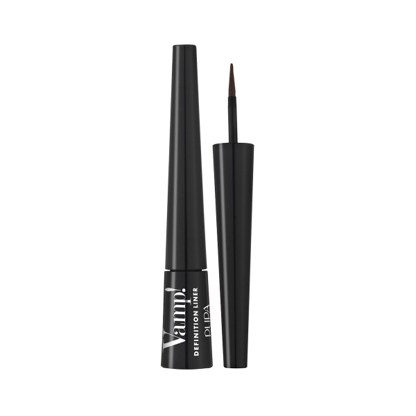 Pupa Подводка жидкая для глаз Vamp! Definition Liner, 200 Коричневая, 2.5 мл купить