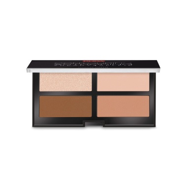 Pupa Набор для скульптурирования лица Contouring & Strobing Palette, 17,5 г, 002, оттенок 002 купить