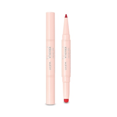 Pupa Набор для губ Vamp!Creamy Duo: губная помада + карандаш для губ, оттенок 010, 0.8 гр, 0.2 гр купить