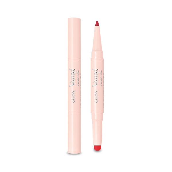 Pupa Набор для губ Vamp!Creamy Duo: губная помада + карандаш для губ, оттенок 010, 0.8 гр, 0.2 гр купить