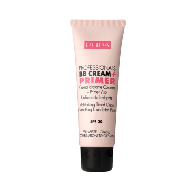 Pupa BB Крем+основа для комбинированной и жирной кожи Professionals BB Cream+Primer, оттенок 001, 50 мл купить