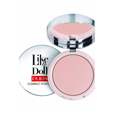 Pupa Пудра для лица компактная легкая Like A Doll, оттенок 002, 10 гр купить