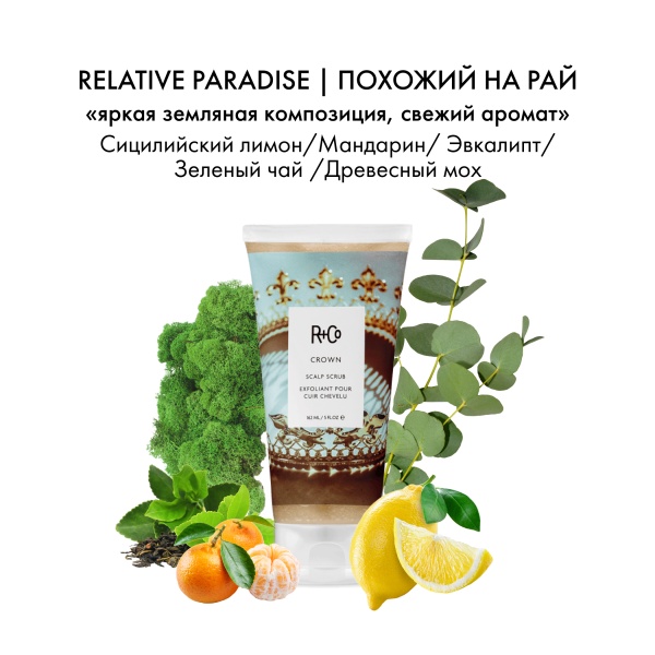 R+Co Скраб для кожи головы Корона Crown Scalp Scrub, 147 мл купить
