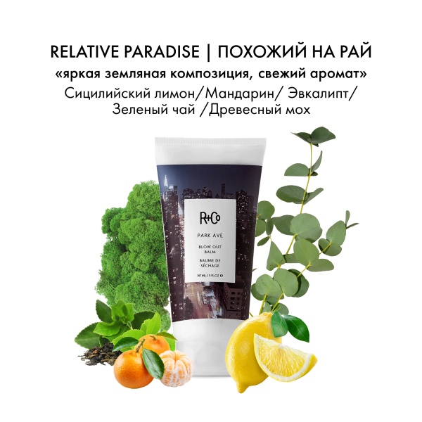 R+Co Бальзам для объемной укладки Парк Авеню Park Ave Blow Out Balm, 147 мл купить