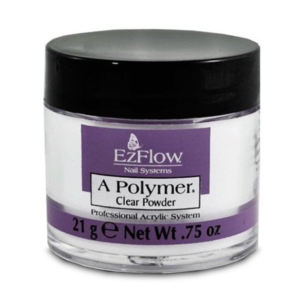 EzFlow Пудра акриловая A-Polymer Clear Acrylic Powder, прозрачная, 21 гр купить