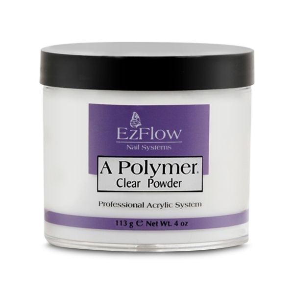 EzFlow Пудра акриловая A-Polymer Clear Acrylic Powder, прозрачная, 113 гр купить