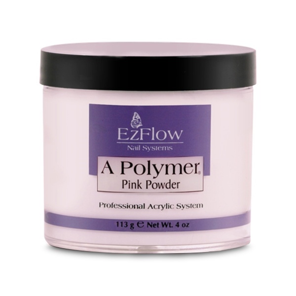 EzFlow Пудра акриловая A-Polymer Pink Acrylic Powder, розовая, 113 гр купить