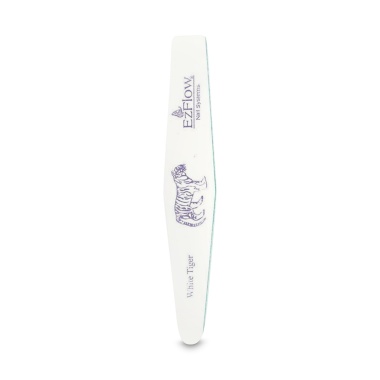 EzFlow Пилка для искусственных ногтей White Tiger®, 100/100 грит купить