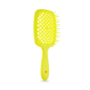 Janeke Щётка SuperBrush, 20. 3 х 8.5 х 3.1 см, флуоресцентно жёлтый купить