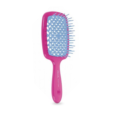 Janeke Щётка SuperBrush, 20. 3 х 8.5 х 3.1 см, фуксия/бирюзовый купить