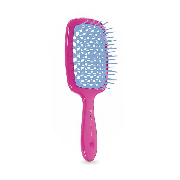 Janeke Щётка SuperBrush, 20. 3 х 8.5 х 3.1 см, фуксия/бирюзовый купить