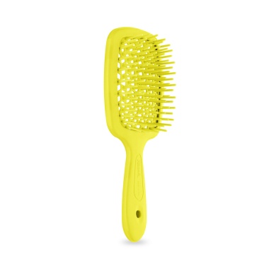 Janeke Щётка SuperBrush Small, 17.5 х 7 х 3 см, флуоресцентно желтый купить