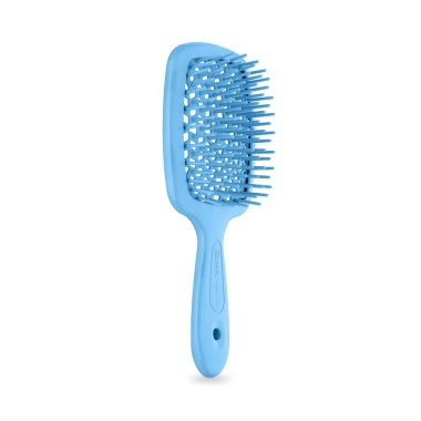 Janeke Щётка SuperBrush Small, 17.5 х 7 х 3 см, флуоресцентно бирюзовый купить