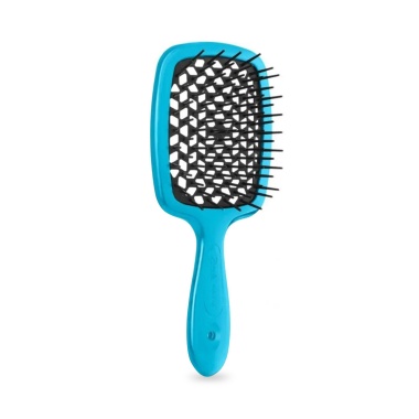 Janeke Щётка SuperBrush, 20.3 x 8.5 x 3.1 см, тиффани/черный купить