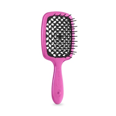 Janeke Щётка SuperBrush, 20.3 x 8.5 x 3.1 см, розовый/черный купить