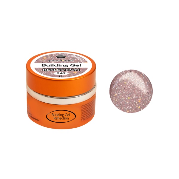 Planet Nails Гель моделирующий цветной Building Gel Reflection, 242, 15 гр купить