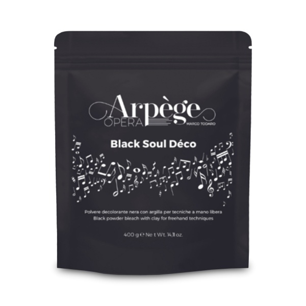 Emsibeth Порошок для открытых техник осветления до 5/6 тонов Soul Déco Hеnd Free, черный Black, 400 гр купить