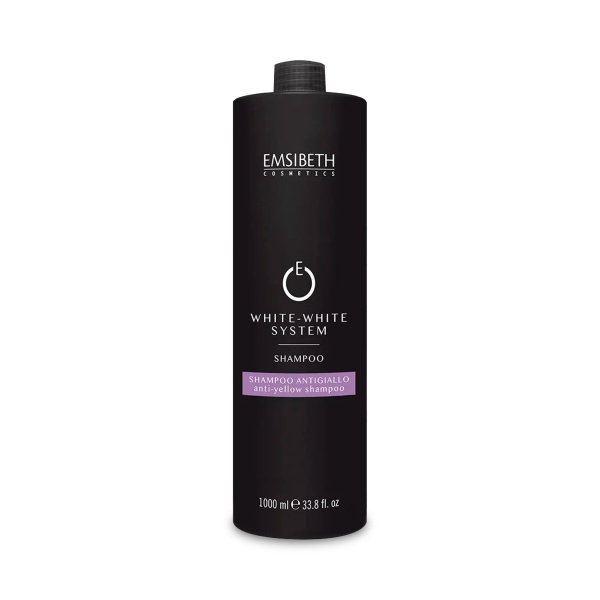 Emsibeth Шампунь анти-желтый White-White Anti yellow Shampoo, 1000 мл купить