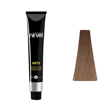 Nirvel Professional Перманентный краситель для волос ARTX Professional, 8-07 Светлый блондин теплый натуральный, 100 мл купить