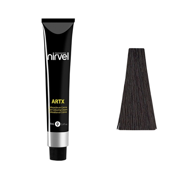 Nirvel Professional Перманентный краситель для волос ARTX Professional, 5-12 Светлый каштановый пепельный перламутровый, 100 мл купить