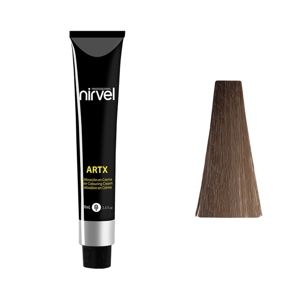 Nirvel Professional Перманентный краситель для волос ARTX Professional, 7-7 Блондин песочный коричневый, 100 мл купить