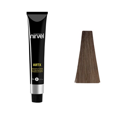 Nirvel Professional Перманентный краситель для волос ARTX Professional, 7-71 Блондин коричневый коричневый пепельный, 100 мл купить