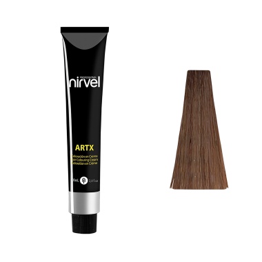 Nirvel Professional Перманентный краситель для волос ARTX Professional, 7-74 Блондин ореховый коричневый медный, 100 мл купить