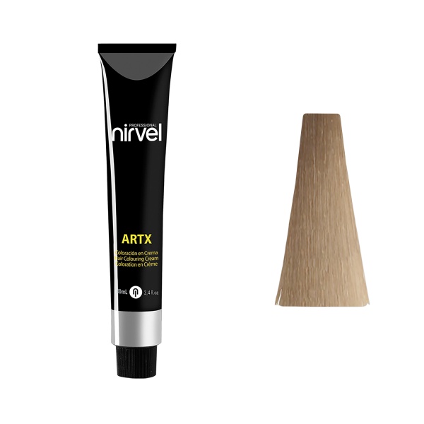 Nirvel Professional Перманентный краситель для волос ARTX Professional, 10-77 Супер светлый блондин табачный коричневый интенсивный, 100 мл купить