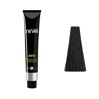 Nirvel Professional Перманентный краситель для волос ARTX Professional, 1 Черный , 60 мл купить