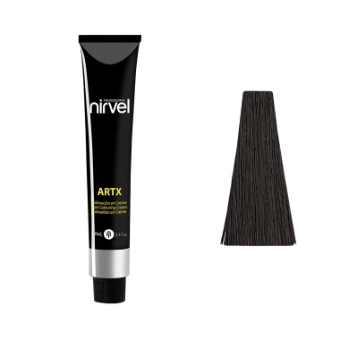 Nirvel Professional Перманентный краситель для волос ARTX Professional, 3 Темный каштановый , 60 мл купить