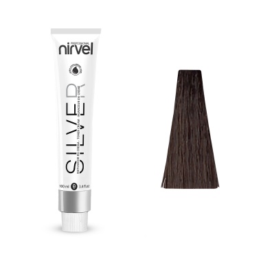 Nirvel Professional Тонер-крем для кислого тонирования Silver, 3-17 Пепельный коричневый темный, 100 мл купить