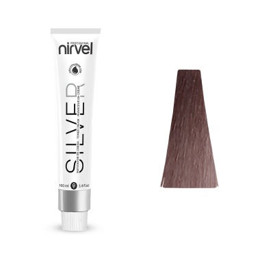 Nirvel Professional Тонер-крем для кислого тонирования Silver, 7-17 Пепельный коричневый светлый, 100 мл купить