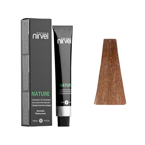 Nirvel Professional Безаммиачный краситель Nature Professional, 8/12 Светлый блондин пепельный перламутровый, 100 мл купить