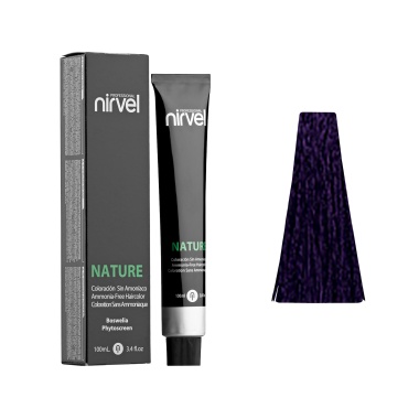 Nirvel Professional Безаммиачный краситель Nature Professional, 4/66 Каштановый фиолетовый интенсивный, 100 мл купить