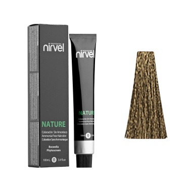 Nirvel Professional Безаммиачный краситель Nature Professional, 8/7 Светлый блондин коричневый, 100 мл купить