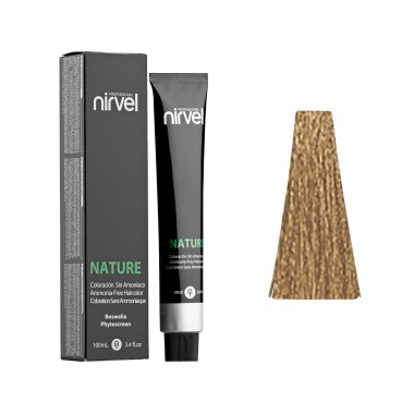 Nirvel Professional Безаммиачный краситель Nature Professional, 9/74 Очень светлый блондин коричневый медный, 100 мл купить