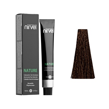 Nirvel Professional Безаммиачный краситель Nature Professional, 5/77 Светлый каштановый коричневый интенсивный, 100 мл купить