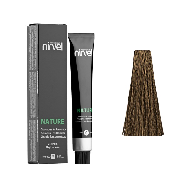 Nirvel Professional Безаммиачный краситель Nature Professional, 7/77 Блондин коричневый интенсивный, 100 мл купить