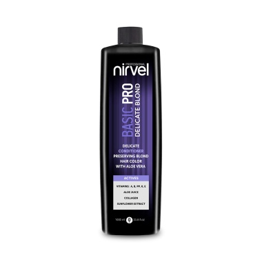 Nirvel Professional Кондиционер деликатный для сохранения цвета блонд с алоэ вера Delicate conditioner Preserving Blond Hair Color with Aloe Vera, 1000 мл купить