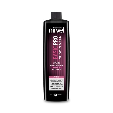 Nirvel Professional Кондиционер увлажняющий с витаминами и шелком Vitamin moisturizing conditioner with Silk, 1000 мл купить
