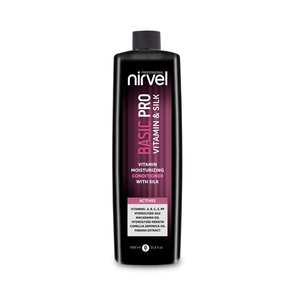 Nirvel Professional Кондиционер увлажняющий с витаминами и шелком Vitamin moisturizing conditioner with Silk, 1000 мл купить