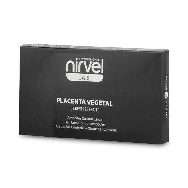 Nirvel Professional Лосьон против выпадения волос с растительной плацентой Placenta Vegetal Fresh Effect монодоза, 10*10 мл купить