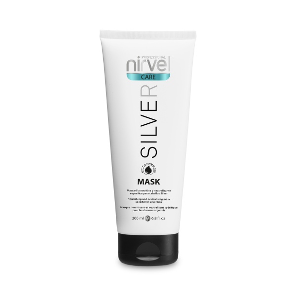 Nirvel Professional Маска нейтрализующая с гиалуроновой кислотой д/седых и блондированных волос Silver Mask, 250 мл купить