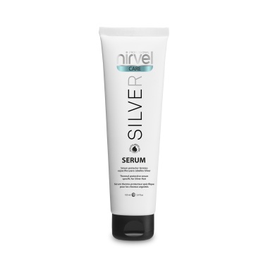 Nirvel Professional Сыворотка термозащитная с гиалуроновой кислотой для седых и блондированных волос Silver Serum, 100 мл купить